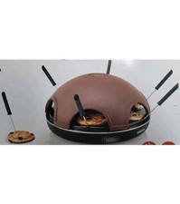 Tristar Minibackofen PZ-9156 Pizzaofen Festa 6 1200W Dom Tonkuppel Antihaft 200°