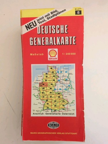 Deutsche generalkarte von - deutsche,