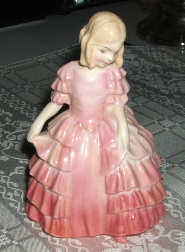 Antike porzellanfigur dame - antike, im