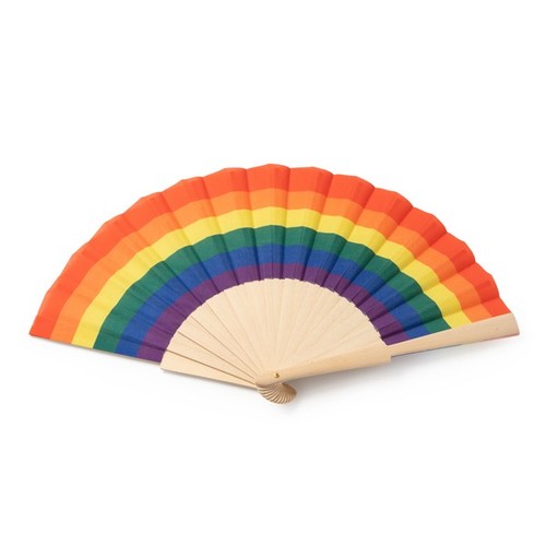 Bunter fächer regenbogen - bunter,