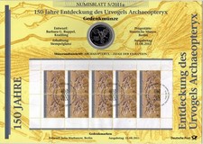 BRD 10€ 2011 Numisblatt 5/2011 150 Jahre Entdeckung des Urvogels Archaeopteryx