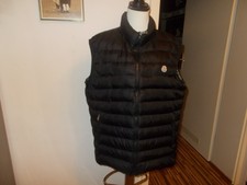* MONCLER * warme dicke Steppweste Wasserdicht/Winddicht Schwarz Gr. 3XL s. Maße