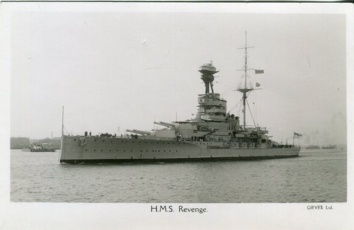 Hms revenge wwi wwii - revenge, (1915)