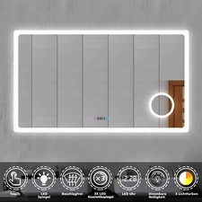 Badspiegel mit led - mit, beleuchtung