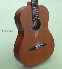7/8 Konzert-Gitarre Aranjuez A3Z 61,5 Decke Zeder massiv Korpus Mahagoni Top!