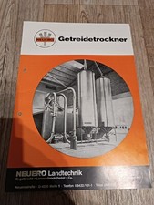 Prospekt Getreidetrockner Neuero Brochüre Werbung Schlepper Traktor 9