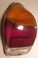VW Käfer 1302 Rücklicht Hella SRBBL365 43244R7 mit Chromring Dichtung Schrauben2