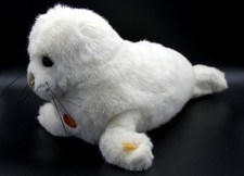 Original Steiff Seehund Issy ca. 40 cm Heuler 063152 Knopf im Ohr unbespielt