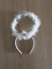 Amazon Karneval/Halloween EngelsKostüm Haarreif in weiß neu