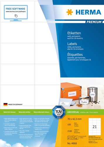 Etiketten premium weiß - etiketten,