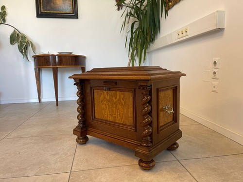 Restaurierte barock truhe - restaurierte,