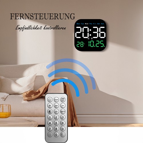 Große digitaluhr wanduhr mit - digitaluhr,