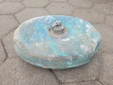 Alte Kupfer Wärmflasche mit Messingverschraubung Nostalgie Patina zerbeult