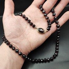 Granat Collier Kette Tracht