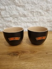 Baileys 2 Bowls Schälchen Tassen Sammler schwarz Creme wie Neu