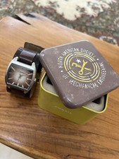 Fossil Armbanduhr 4eckig Lederband JR-9086 Vintage