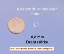 Echt 925 Silber Ösen 4 / 5 /