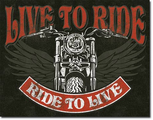 Biker schild 40 groß - 40,