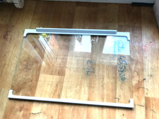 Glasplatte,Einlegeboden,Glasboden. 45,5x30cm.für  Studio,Premiere Kühlschranke.