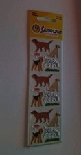 Sandylion Stickerstreifen : Stoff : Hunde - OVP