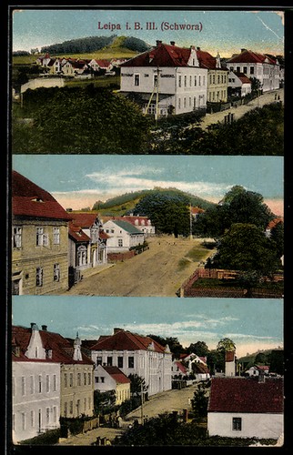 Ansichtskarte leipa b - leipa,