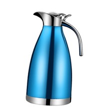 NEU 24Stunden-Vakuum 2L Isolierkanne Edelstahl Thermoskanne Kaffeekanne Teekanne