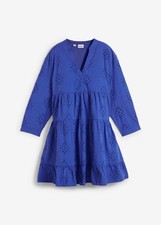 Tunika-Kleid mit Lochstickerei