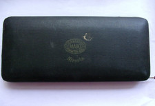 Antiker Zirkelkasten Reißzeug der Firma "MAHO" Pfronten-Allgäu