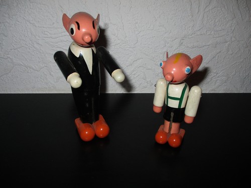 Ddr holzfiguren hurvinek - ddr,