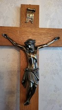 Holzkreuz Jesus INRI Buche Holzkreuz