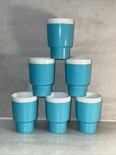 6 DDR Thermo-Eisbecher Plaste