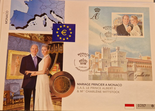 Numisbrief fürstenhochzeit - numisbrief, in