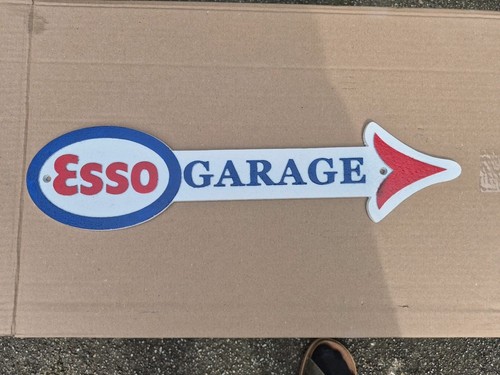 Esso garage eisen platte kult - esso,