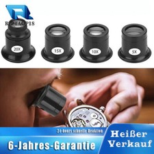 Brillenlupe Lupenbrille Vergrößerungsglas für Uhrmacher Juwelier 5x 10x 15x 20x