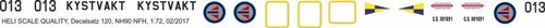 Decal 120 nh90 nfh - decal,