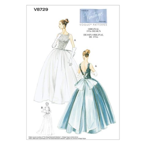 Schnittmuster vogue 8729 - schnittmuster,