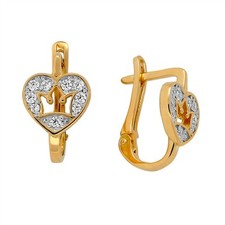 Kinde Ohrringe mit Zirkonia