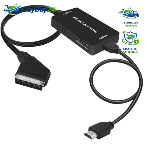 Scart auf hdmi konverter - konverter, 1080p