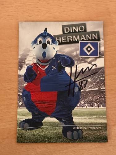 Dino hermann maskottchen - hermann,