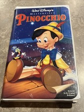PINOCCHIO VHS CLAMSHELL WALT