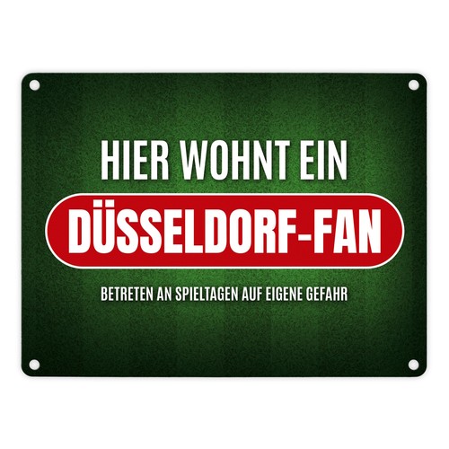 Hier wohnt ein düsseldorf fan - hier, düsseldorf-fan