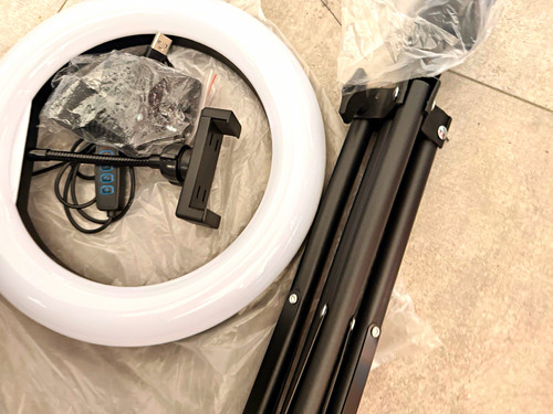 Led ringlicht set mit - ringlicht, stativ