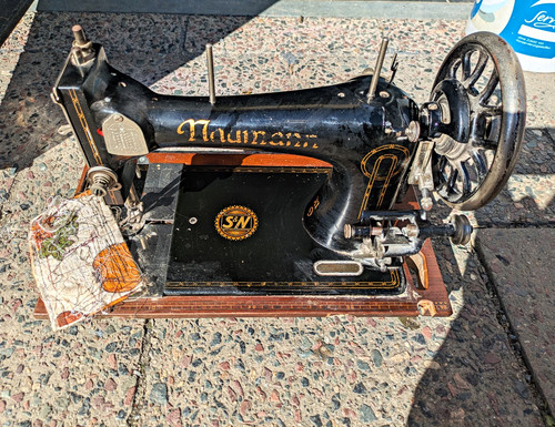 Antike nähmaschine - antike,