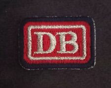 DB Logo, Ideal für Jacken der Deutsche Bundesbahn, 34 mm x 24 mm, Aufnäher!