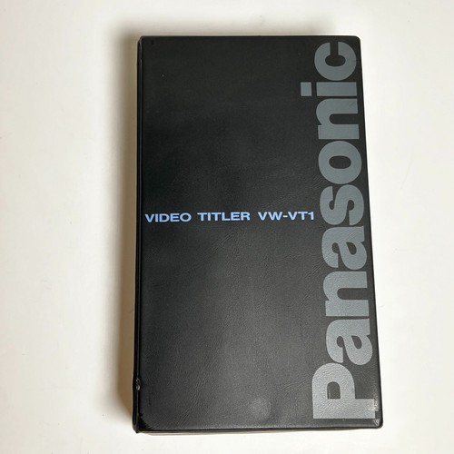 Panasonic video titles vt1e - panasonic,