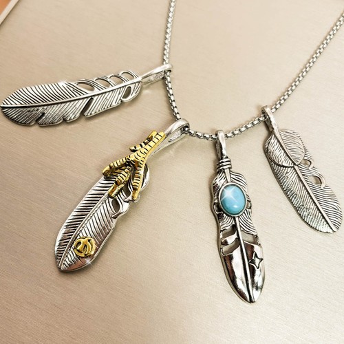 Feder anhänger schmuck damen - anhänger,