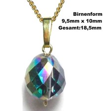 Ohrringe Mystik Topas farbig Wählbar: Massiv 925 Sterlingsilber - Gold Double 08