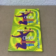 2x Best Media CD-RW 80 Minuten