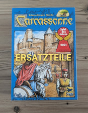 Carcassonne Ersatzteile - Meeple - Figuren - Landschaftskarten