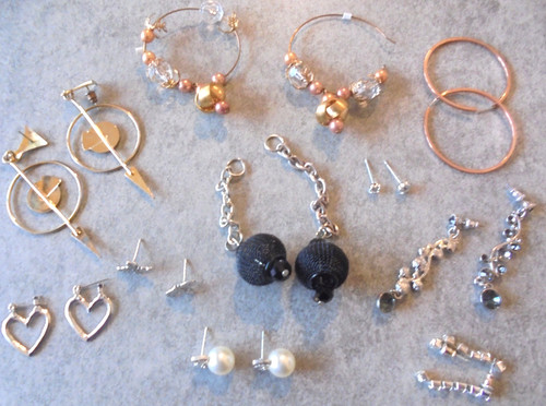 Konvolut ohrringe schmuck - ohrringe, 10